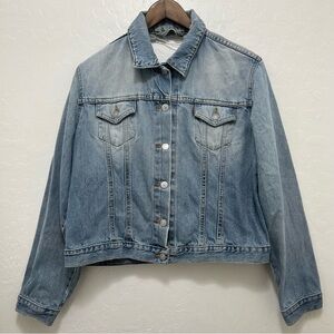 Flawed Levi’s Denim Trucker Jacket Sz L 77735-6317
